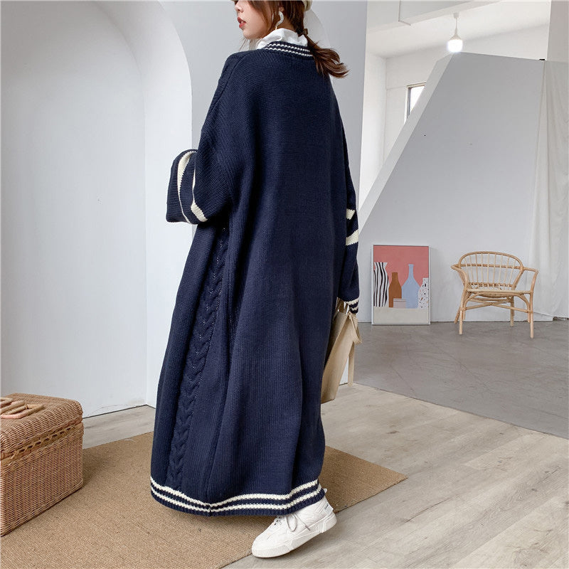 Over Knee Long Wool Cardigan Women All season