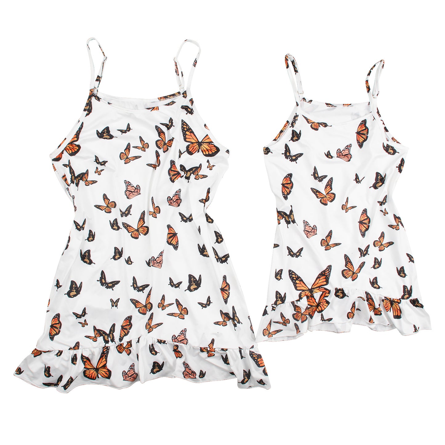Suspender Mother And Daughter Skirt