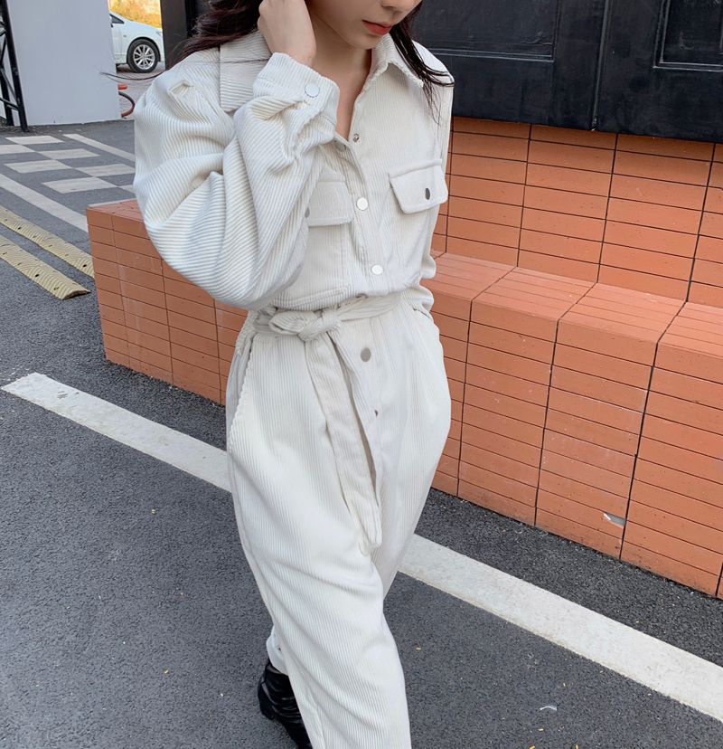 Simplicity White Jumpsuit