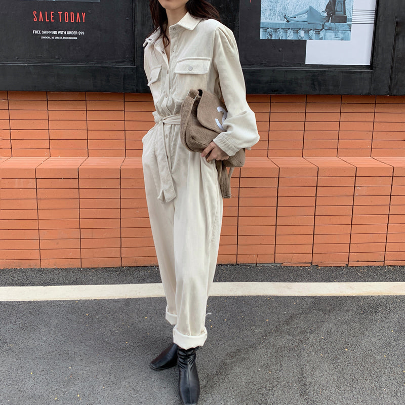 Simplicity White Jumpsuit