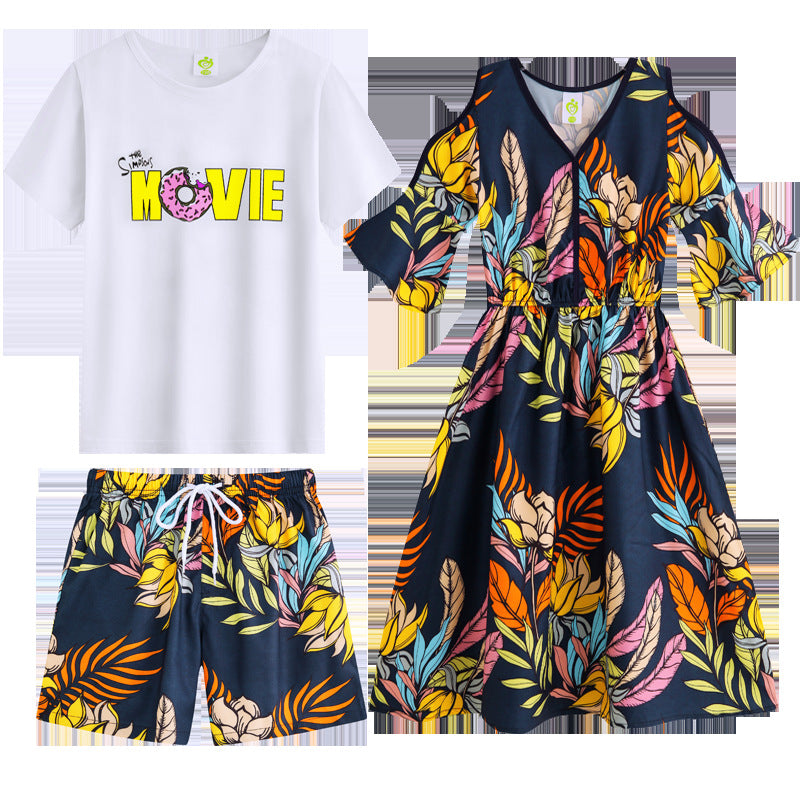 Summer Family Matching Outfit Family look Clothes Set