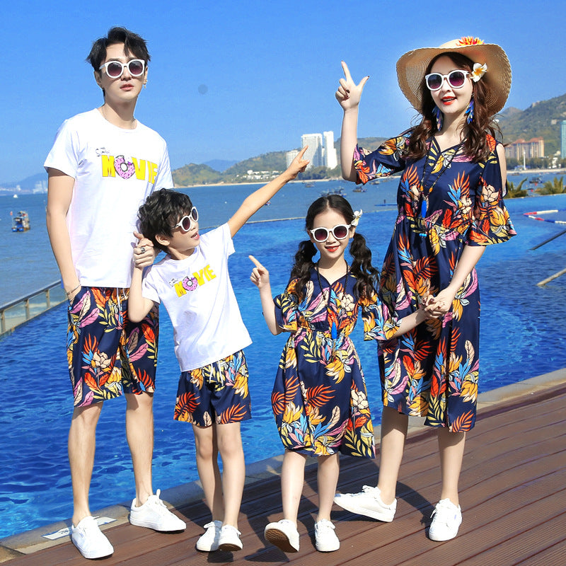 Summer Family Matching Outfit Family look Clothes Set