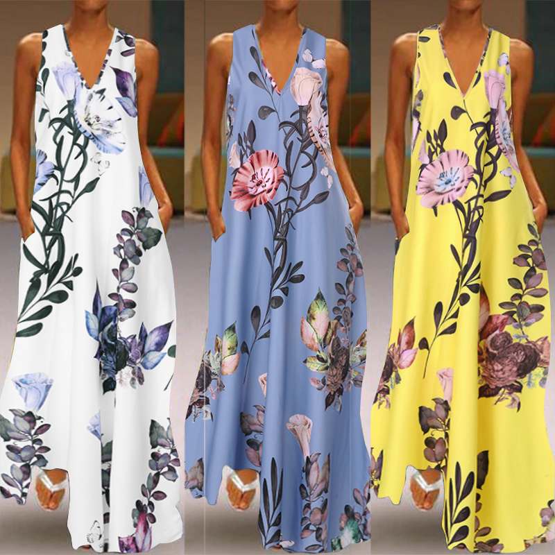 Long Flowery Dress