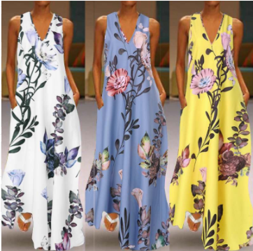Long Flowery Dress