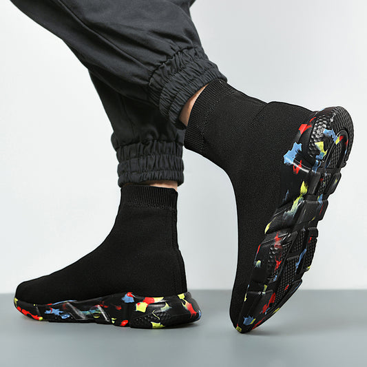 women /men elastic socks shoes