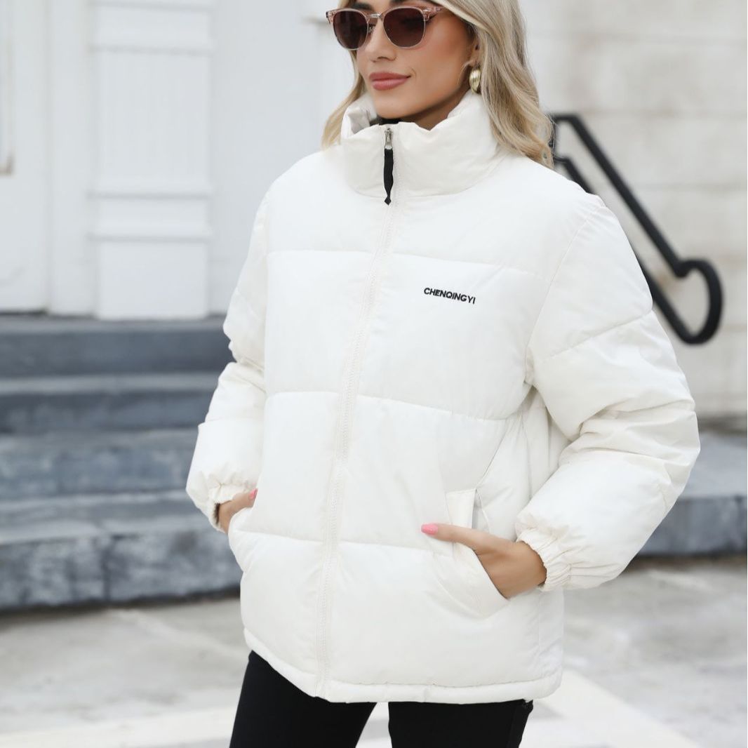 Winter Coat Women Casual Windproof Down Cotton Coat Outwear