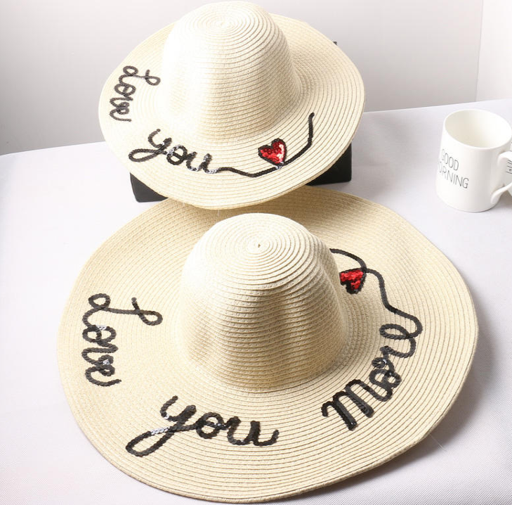 Straw hats for Mom & Baby