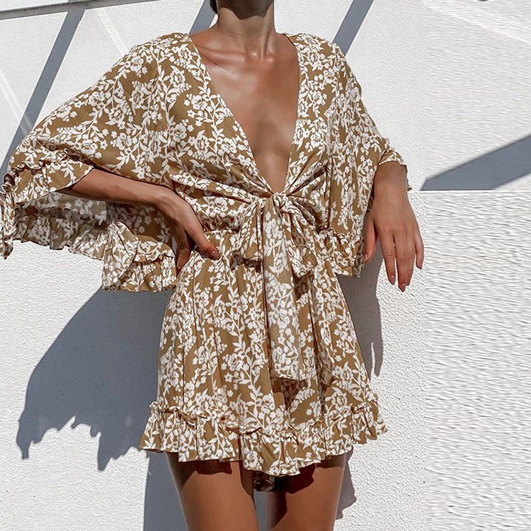 Ruffle Lace Dress