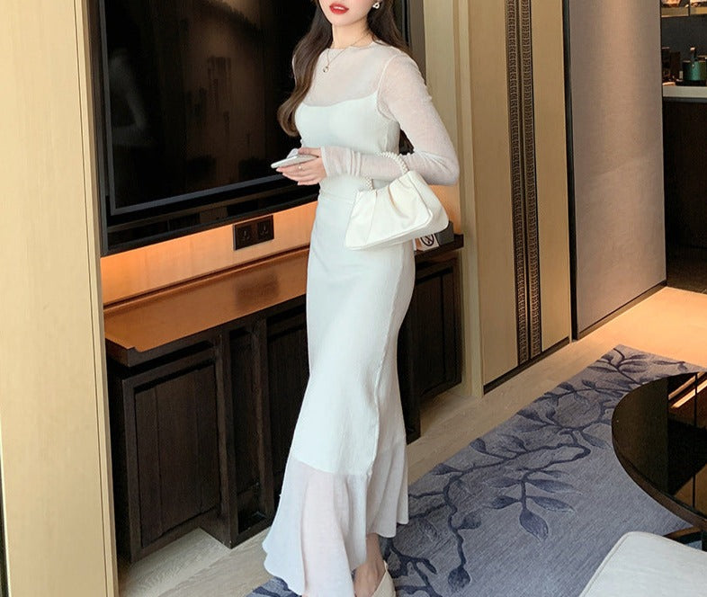 Women's Fishtail Temperament Long Dress