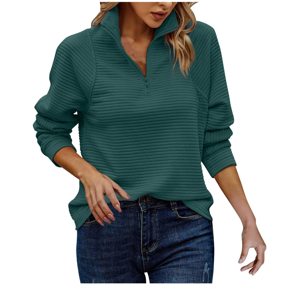 Zipper Pull-over Sweater