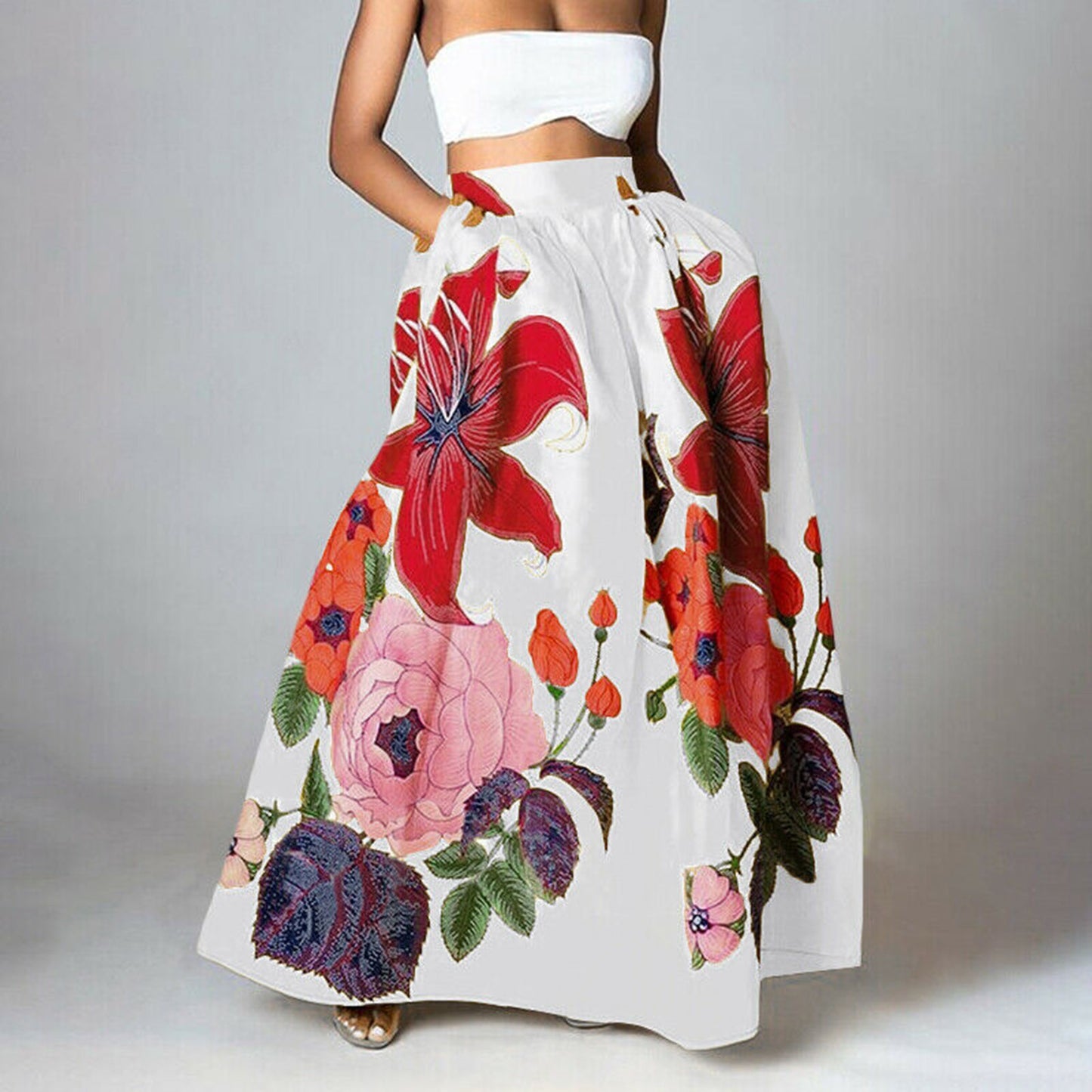 Full Bloom Maxi Skirt
