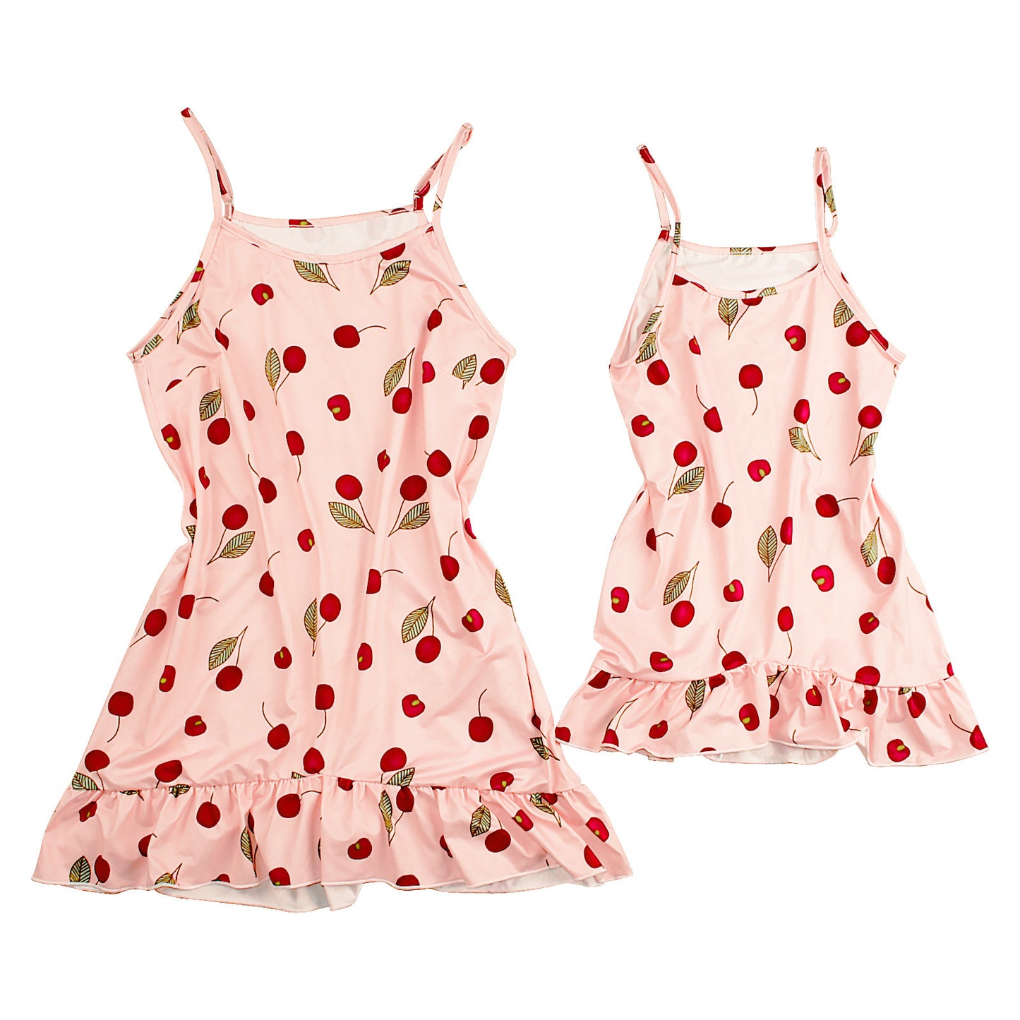 Suspender Mother And Daughter Skirt