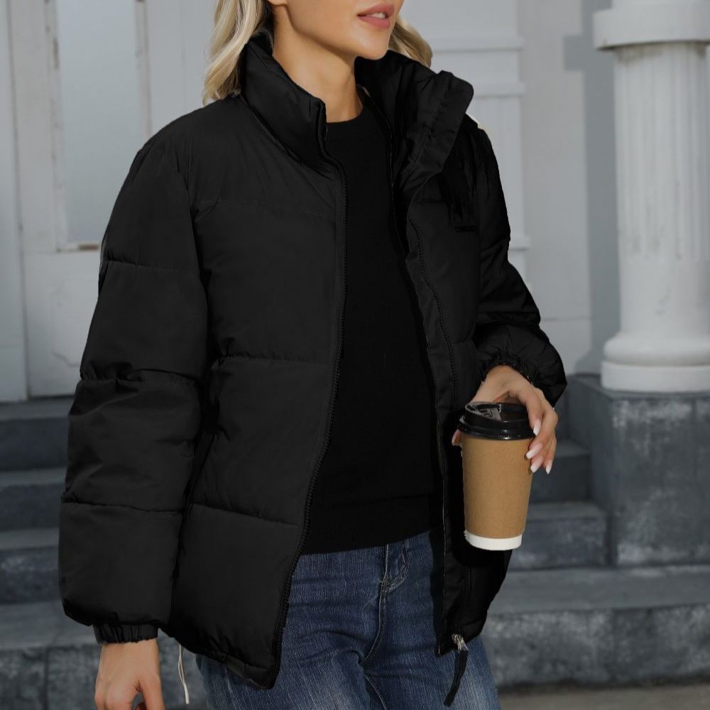 Winter Coat Women Casual Windproof Down Cotton Coat Outwear