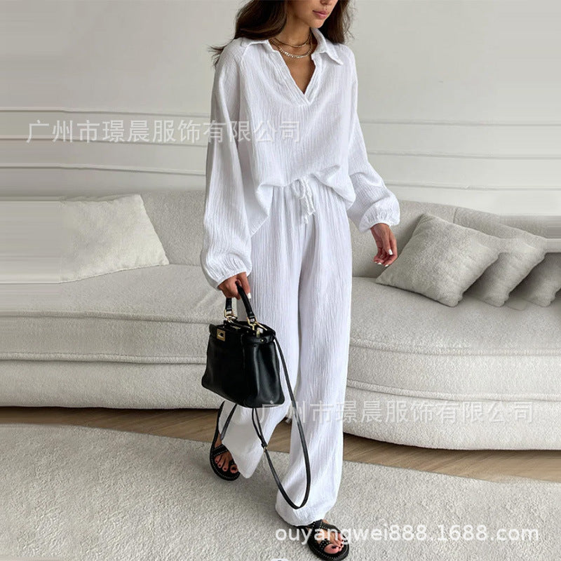 European And American Fashion Elegant Suit Two-piece Set