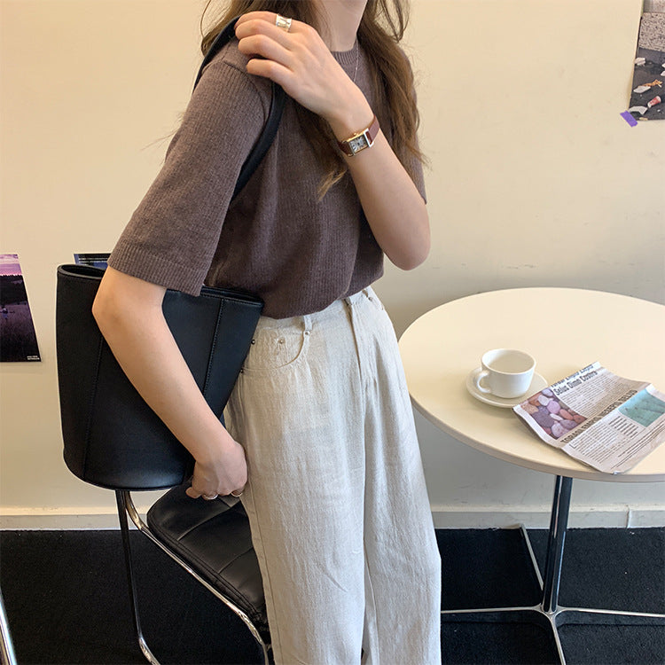 Wide -leg pants