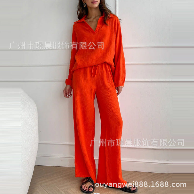 European And American Fashion Elegant Suit Two-piece Set