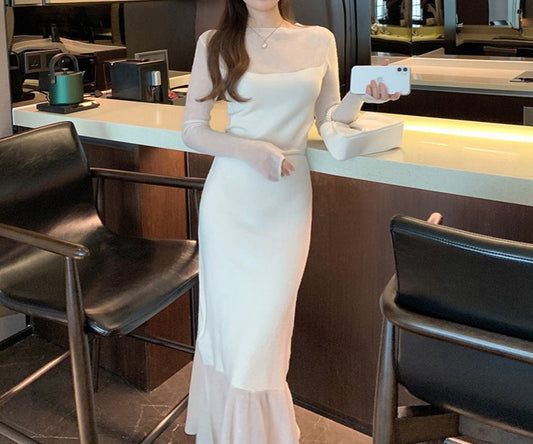 Women's Fishtail Temperament Long Dress